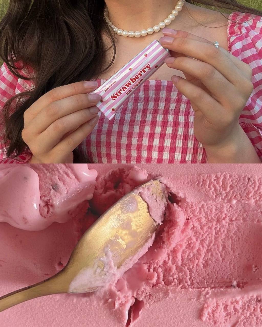 Шимер для тіла Strawberry Ice Cream